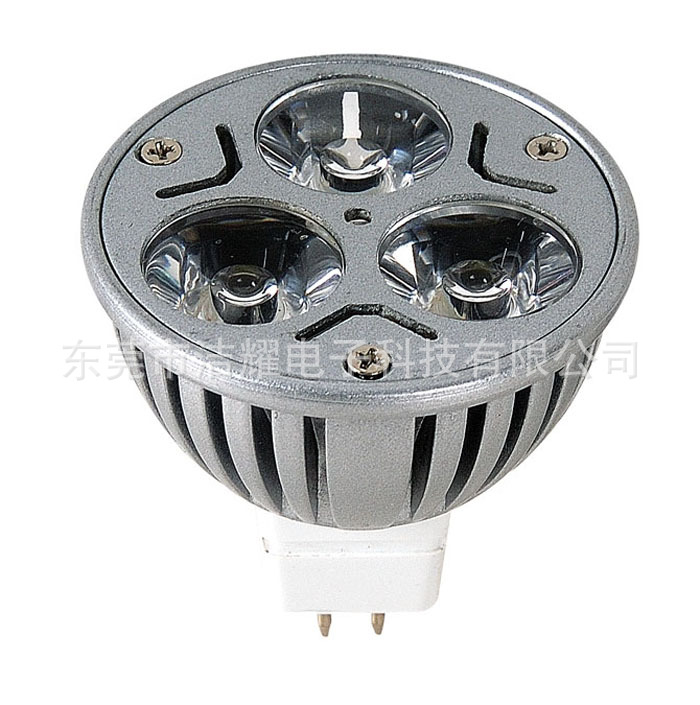 台湾奇美led小射灯 mr16灯头 白色1瓦 12伏恒流