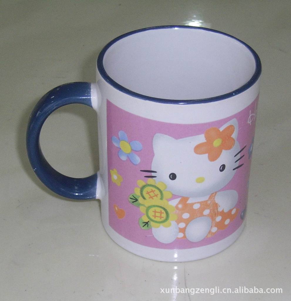 陶瓷杯 肯德基陶瓷杯 黑色肯德基陶瓷杯 陶瓷杯肯德基画面