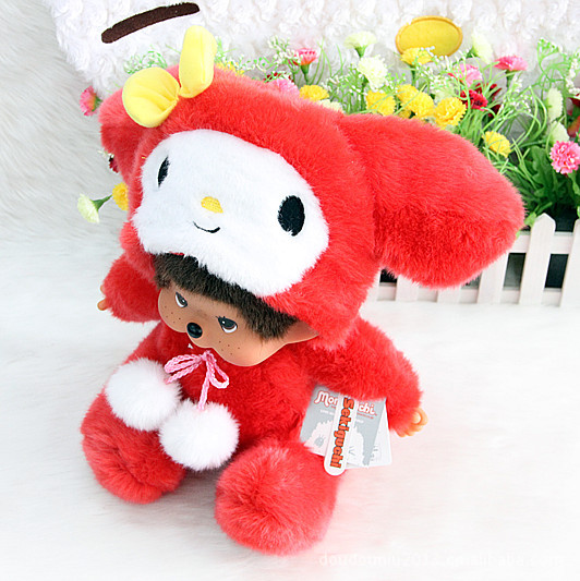 批发monchhichi蒙奇奇35cm变身麦乐迪 公仔 玩具 礼品 75.00元/个