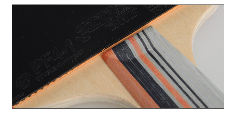 dhs红双喜 横拍双面正胶反胶二星乒乓球拍 x2003