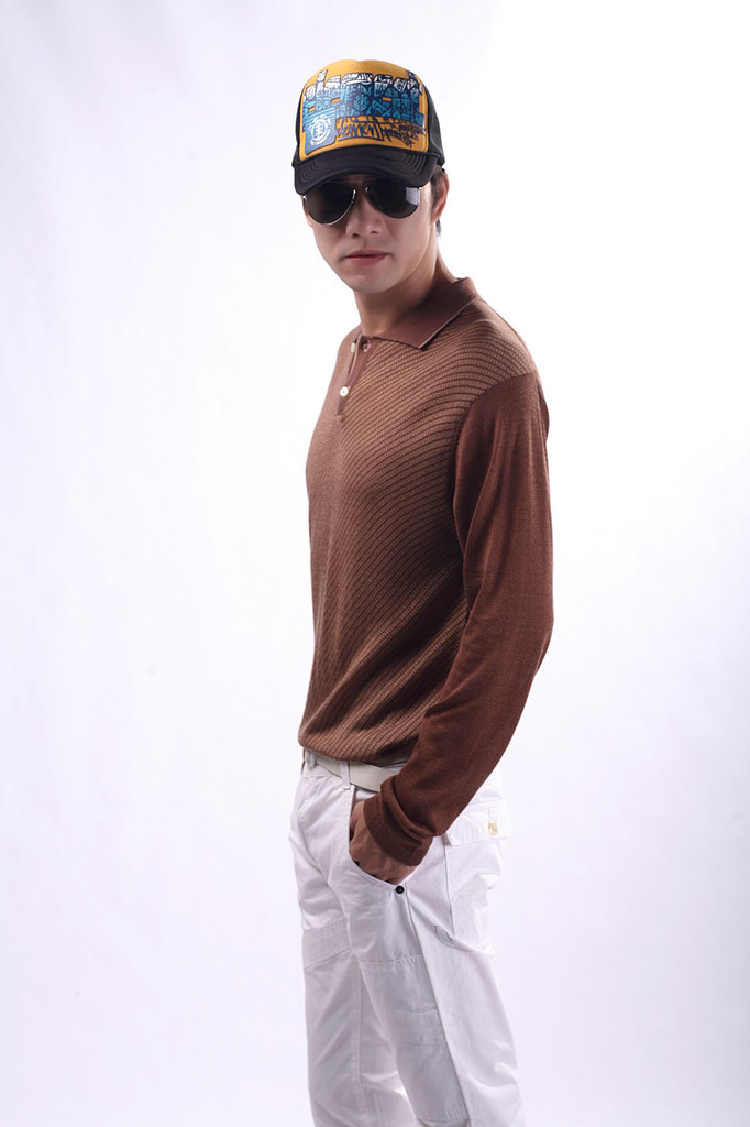 雅戈尔男装长袖t恤 时尚休闲男t恤 专柜正品 11年秋款 g2907