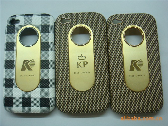 奢华24k镀金手机套苹果iphone4 lv 外壳 4代背壳 保护壳 26.00元/pcs