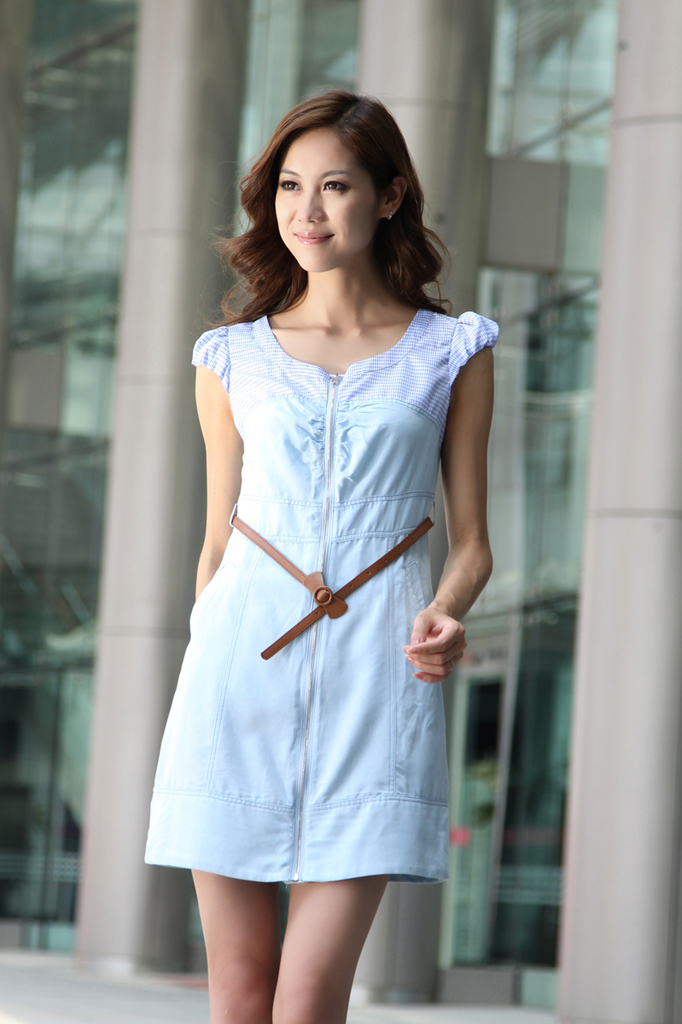 2011夏装新款 阿依莲风牛仔连衣裙厂家直销