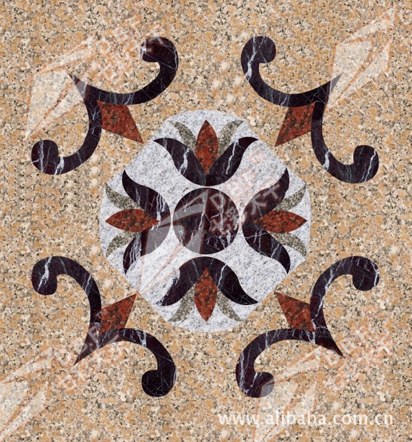 定制生产 电梯间专用彩绘地板