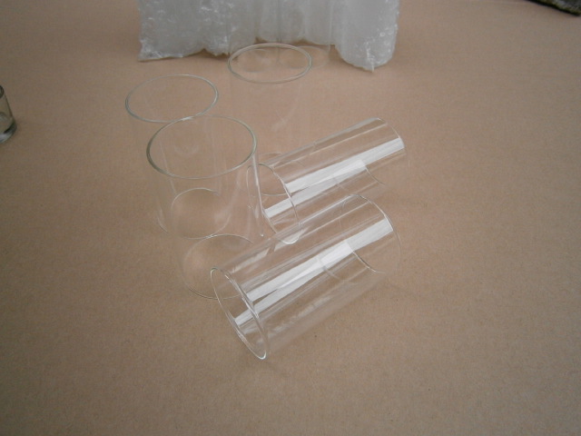 供应耐高温玻璃管 空心玻璃管 两头空玻璃管 烧口玻璃管灯罩