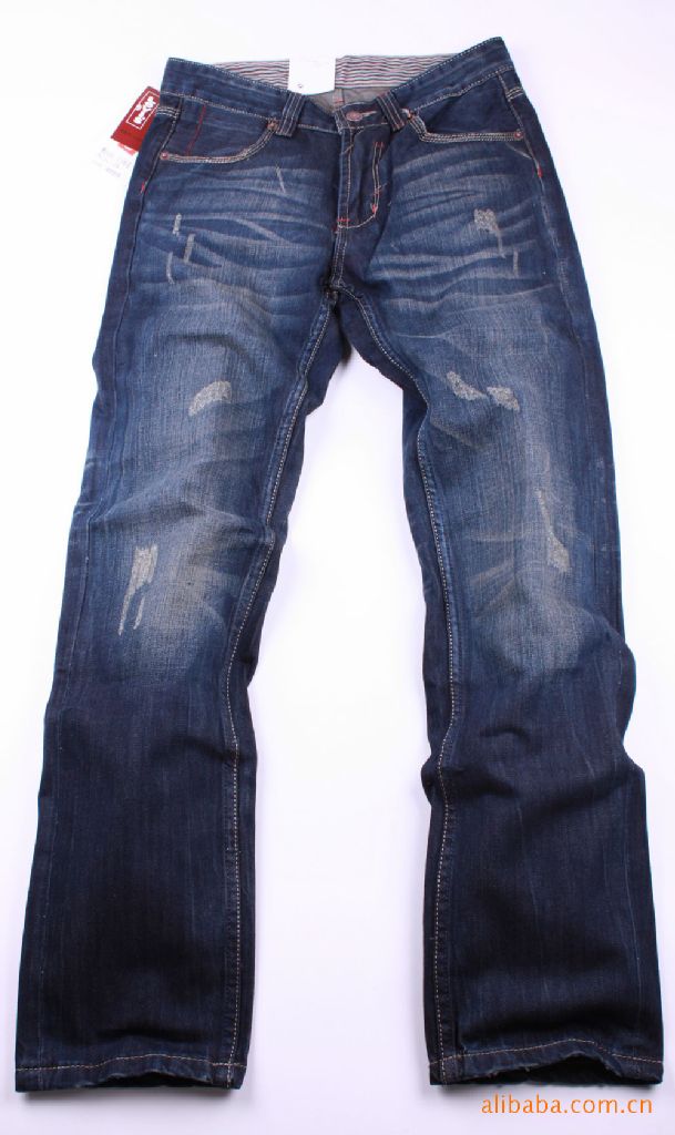 热卖款秋冬韩版外贸品牌李维斯523男式直筒牛仔裤一件起批