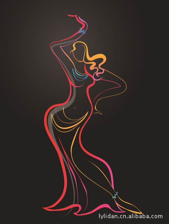 炫彩时尚类抽象色彩-个性化定制壁纸,壁画,墙纸,墙画-蓝赛魅