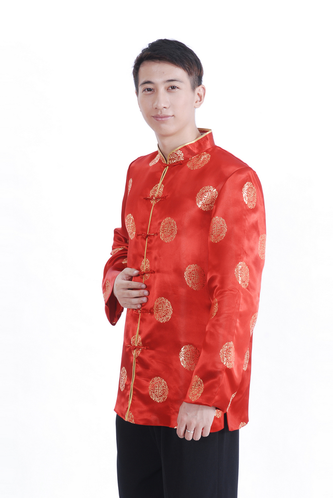 批发唐装旗袍 男唐装上衣 m4005图片_3