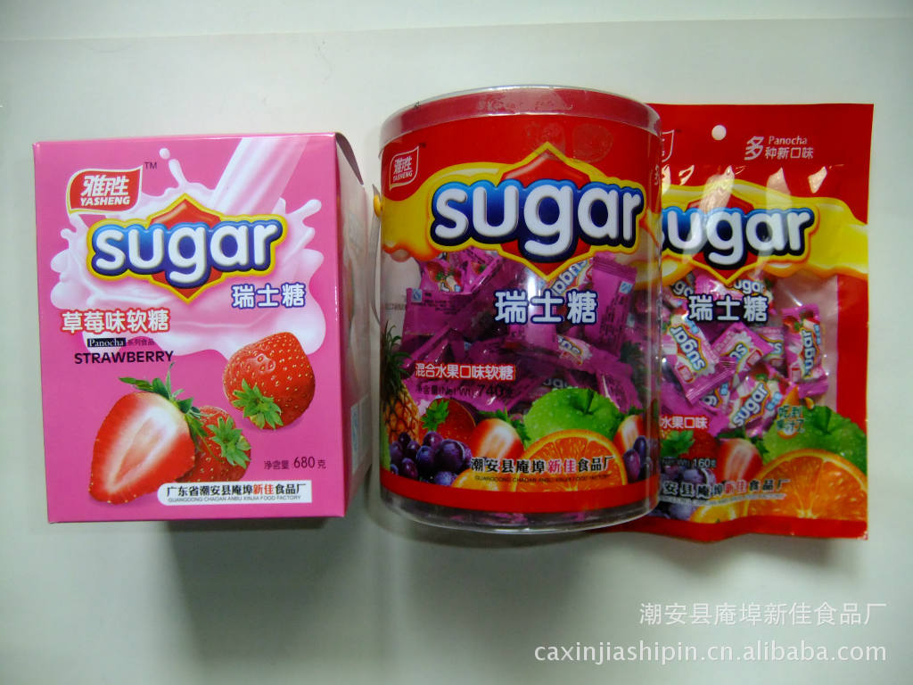 雅胜 送礼佳品 sugar 瑞士糖 (草莓味)