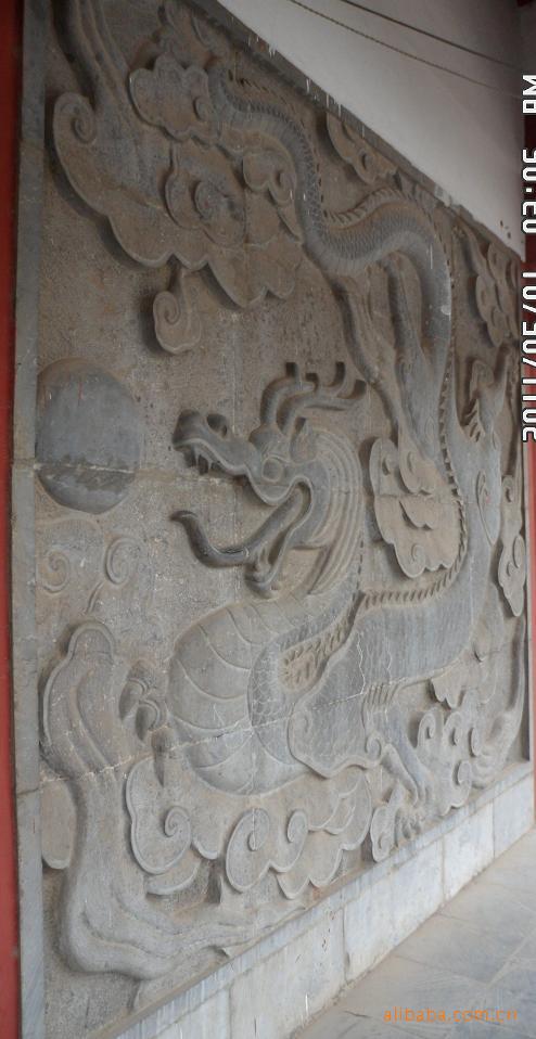 石雕九龙壁,龙壁,石雕龙,华表龙柱中华柱