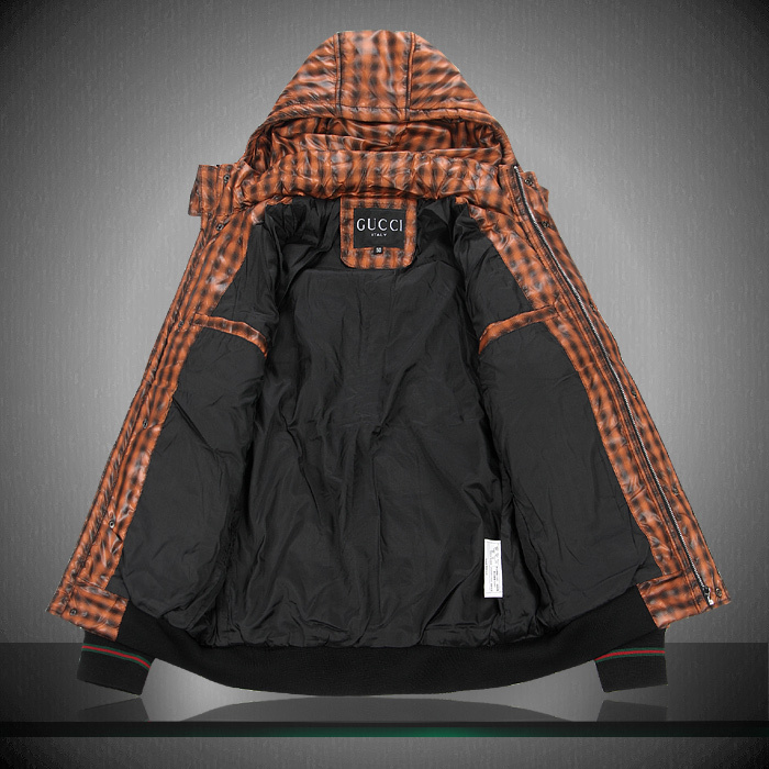 2011冬天新款男装gucci棉衣 商务休闲男士古奇直筒棉袄外套