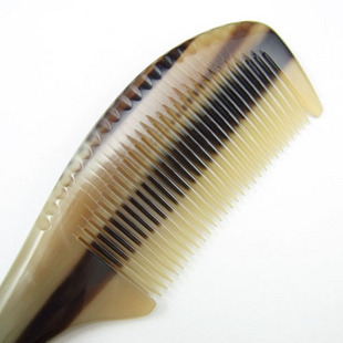 精品白水牛角梳