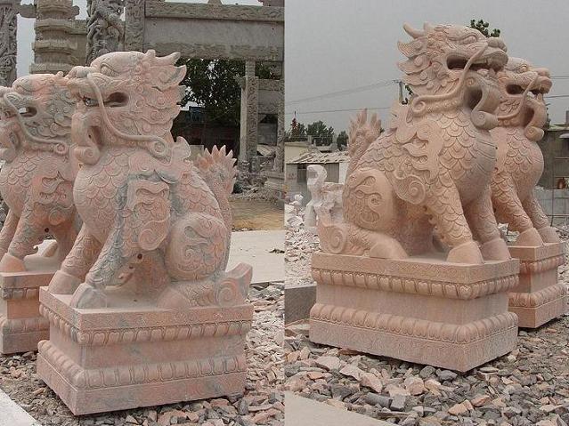 联合国命名工艺大师石雕龙生九子 囚牛 睚眦 狴犴 狻猊饕餮椒图