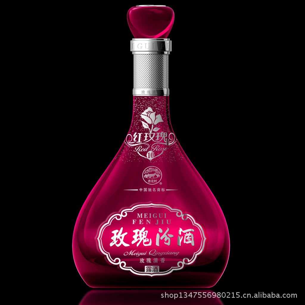 玫瑰清香型白酒,露酒 40度 十年酿造 山西玫瑰汾酒系列 正品代理