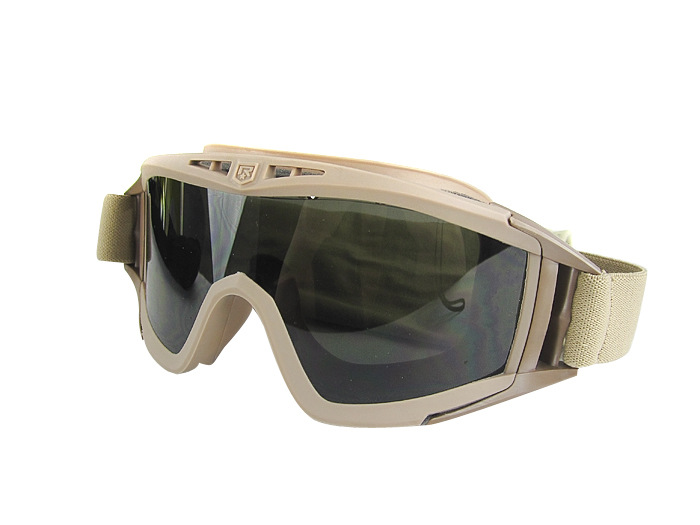 【专业供应】户外摩托车风镜 蝗虫风镜-卡其色