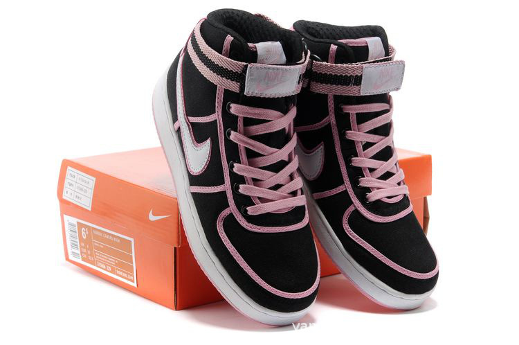 耐克高帮板鞋男款女鞋2012新款nike 破坏者帆布鞋保暖复古鞋米色图片