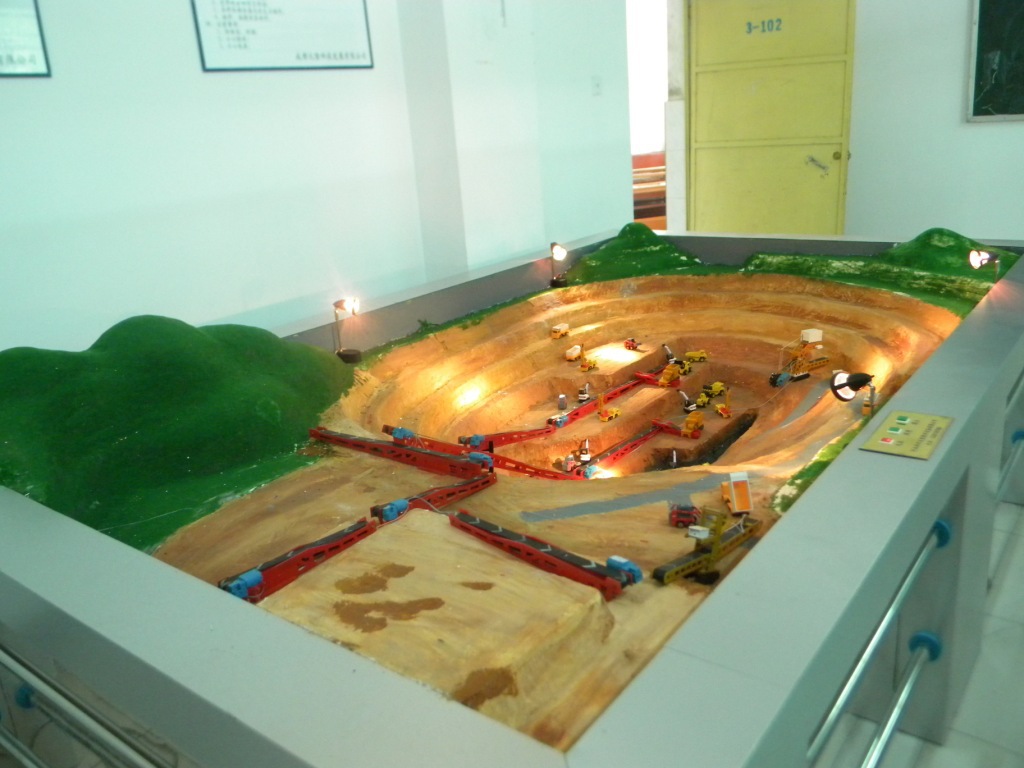 煤矿教学露天矿模型