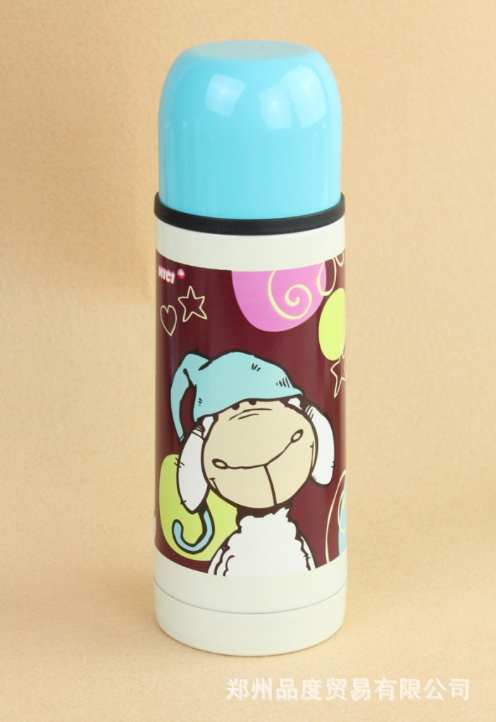 nici德国品牌 睡帽小羊保温杯 爱卡通图案