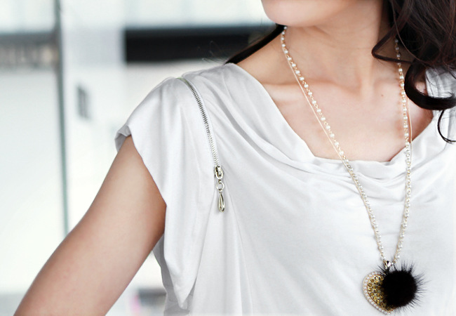 简美妍夏装新款专柜正品女装 精致蝴蝶袖荡领t恤jmy-st3m8806