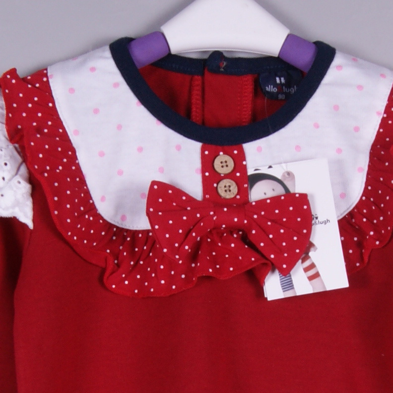 【7.30】allo童装 allo秋款女童纯棉长袖连衣裙/女童连衣裙/04