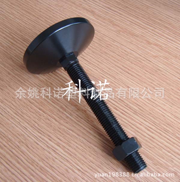 M22碳钢调节脚 机床垫铁 黑色重力支撑脚