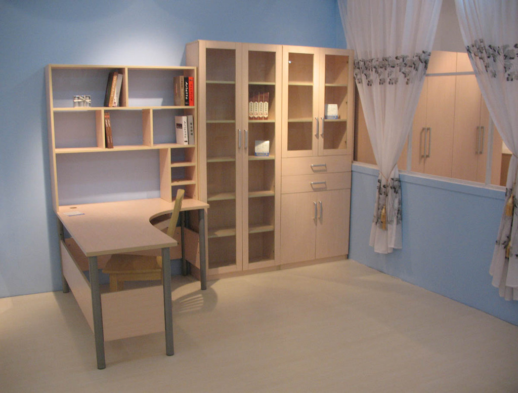 衣柜 电脑桌书柜 厨房吊柜      元香免漆杉木实木板