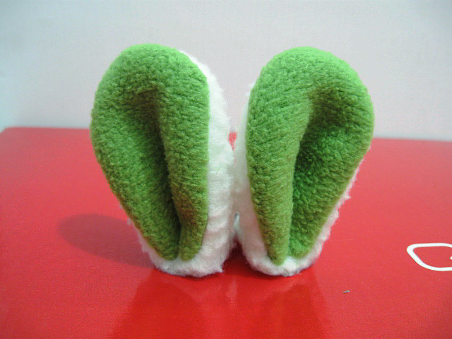 300元包邮 圣诞热卖 庙会爆款 清凉苹果绿色兔耳朵 多款混批