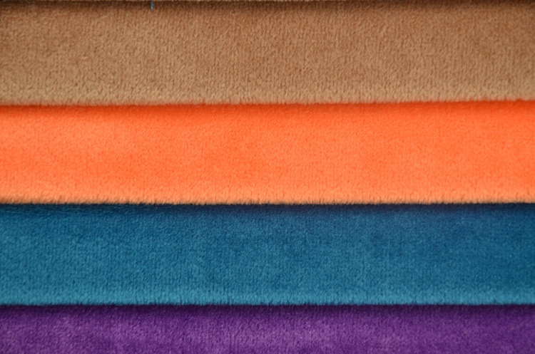 超柔 哑光单面绒面料 极细绒布 手感细腻柔滑 多色