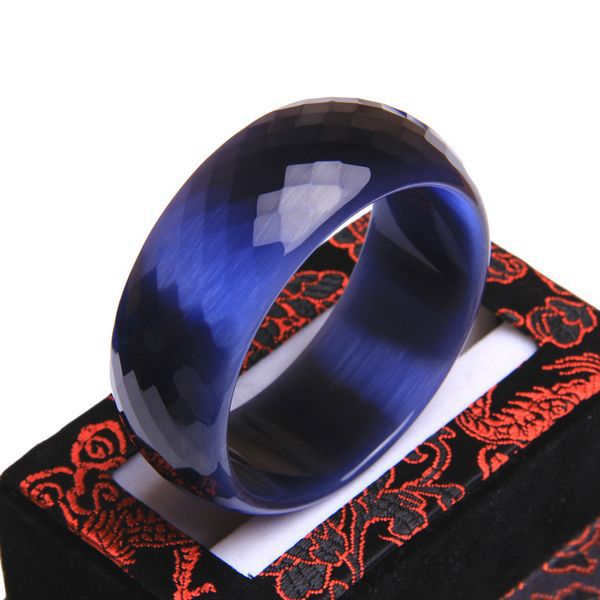 猫眼石手镯 加宽刻面 深蓝色 水晶手镯 猫眼手镯25mm面宽 48.00元/件