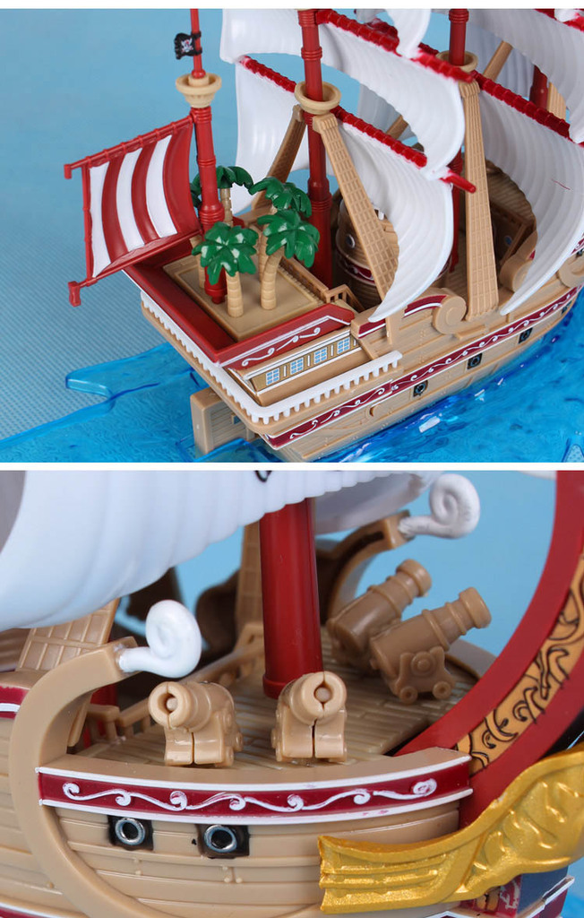 万代one piece 海贼王新世界香克斯 雷德佛斯号红发船