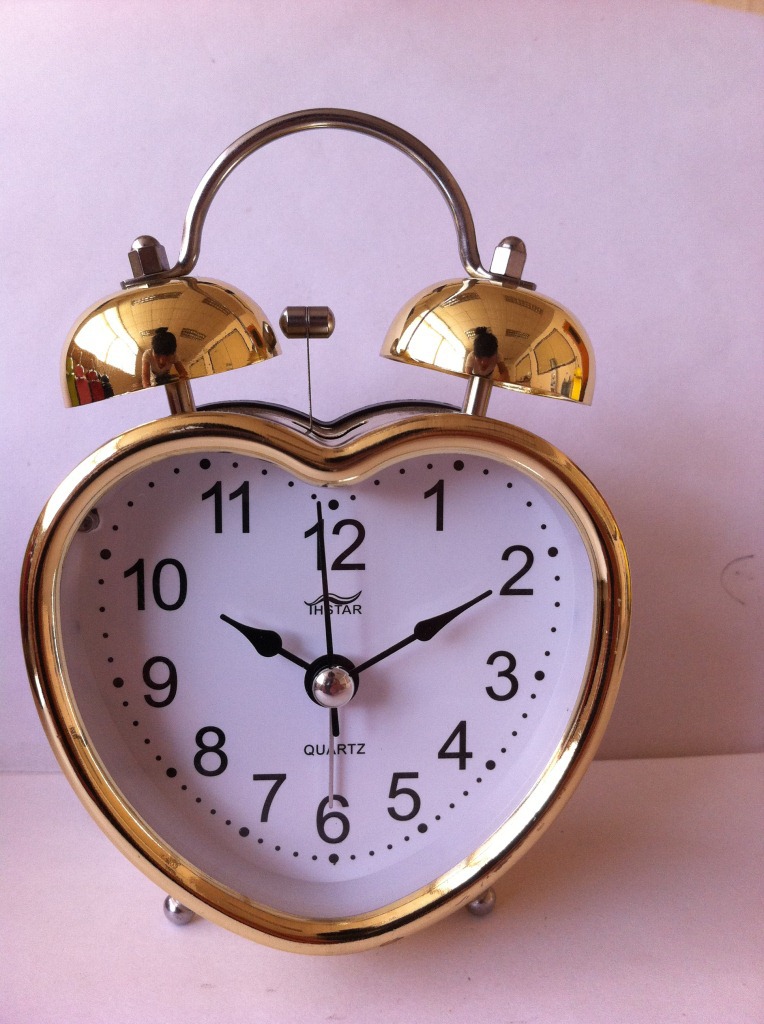 爱心仿金打铃钟 欧美风高档精致 畅销优惠 ansheng安盛-「其他钟表」