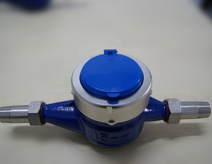 厂家直销水表配件不锈钢水表接管螺母智能水表配件