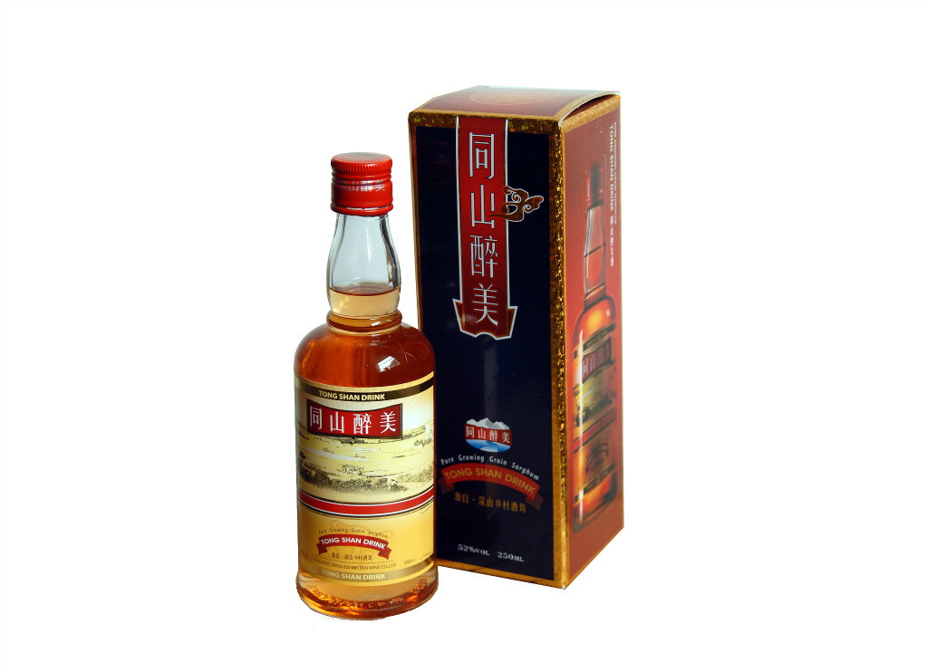 白酒-浙江白酒同山醉美同山烧原浆酒冰火1 1礼盒非年份52度250ml*6一