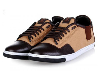 【路易威登 lv男鞋 lv slalom真皮防水布休闲鞋】价格,厂家,图片,单鞋