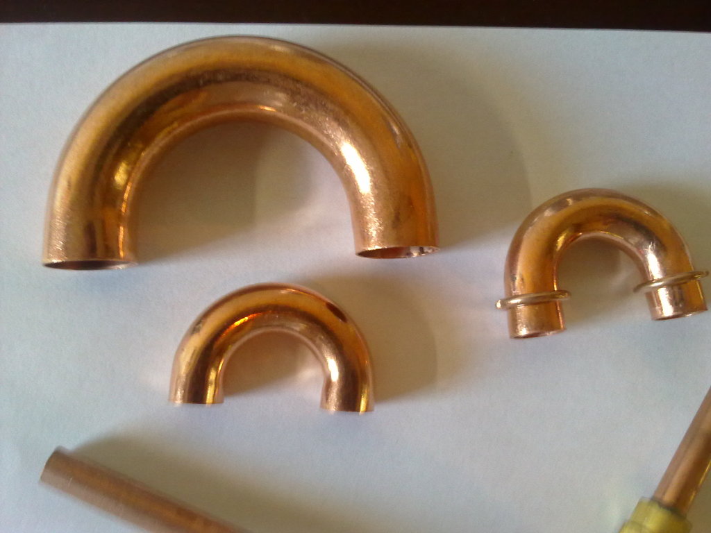 u型铜弯头-制冷配件-精密五金配件