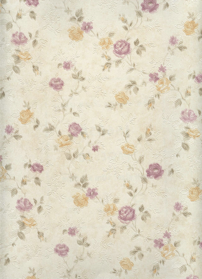 高档诚意壁纸 小碎花墙纸 客厅卧室满铺高档田园风格壁纸 批发