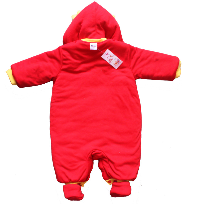 2012冬季儿童装 龙宝宝棉袄龙年福造型 爬服/连体衣/哈衣男童女童