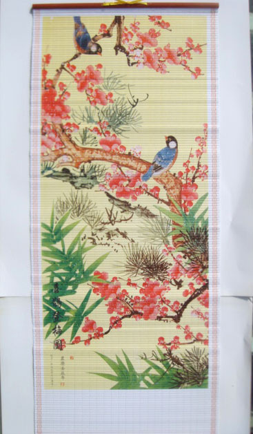 喜鹊转轴画动物画花鸟画