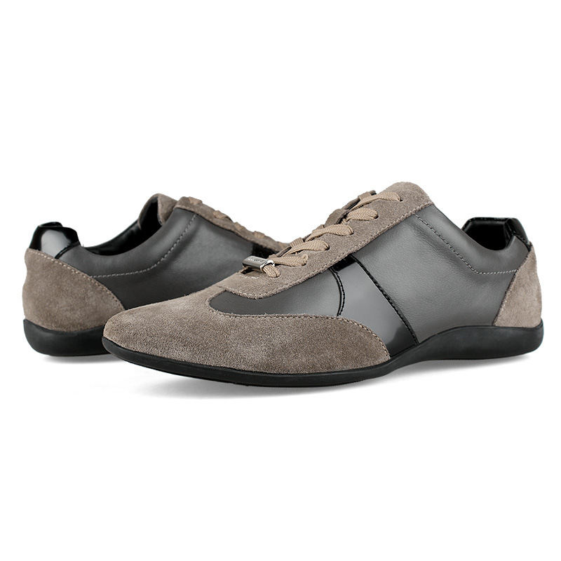 意大利阿玛尼皮鞋休闲皮鞋真皮男鞋 专柜正品2012新款fa125