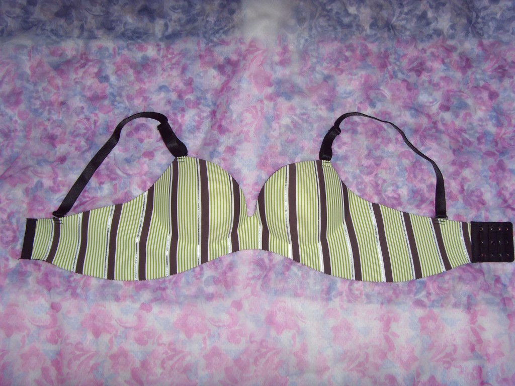 丰姿娜七彩精灵聚拢光面印花文胸 性感无痕一片式内衣 一件代发