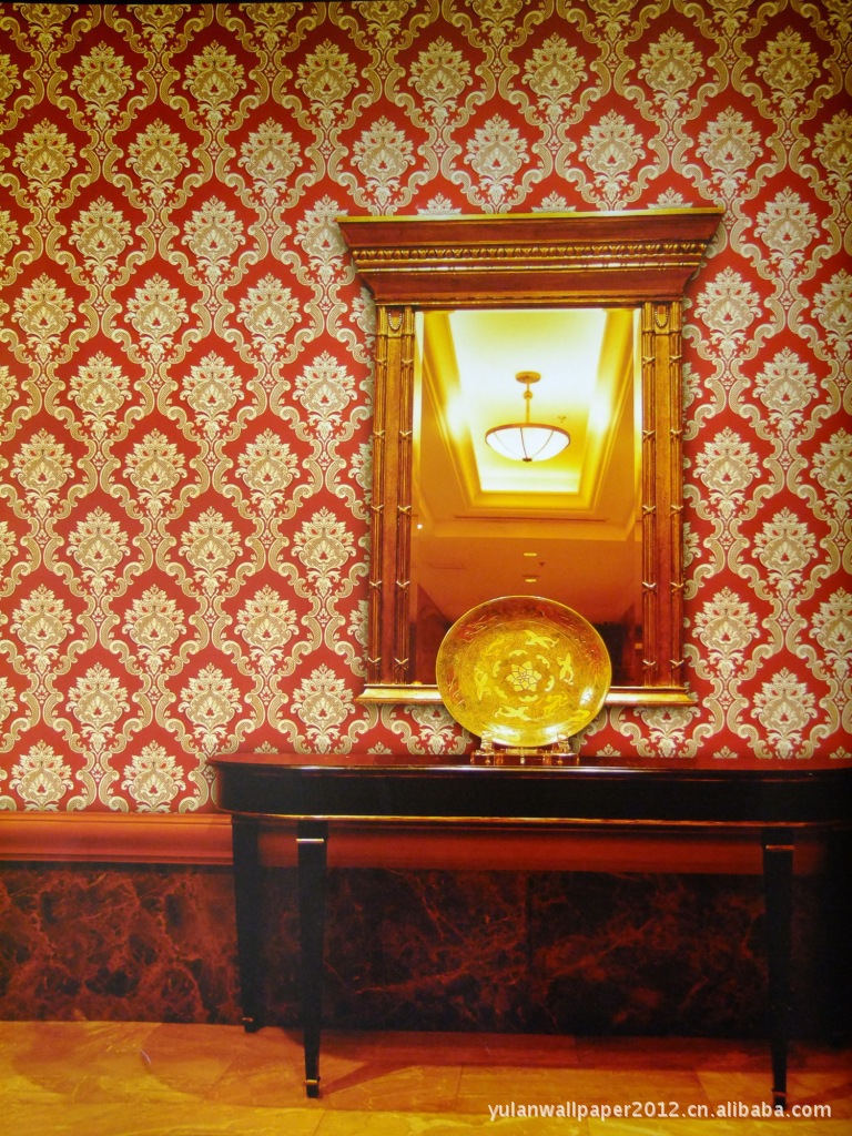 金属墙纸 金箔墙纸壁纸 金色墙纸