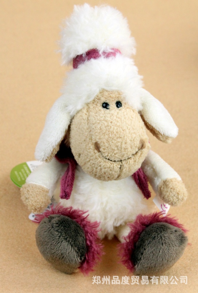 超可爱nici牌戴帽子北极熊公仔 各种毛绒玩具