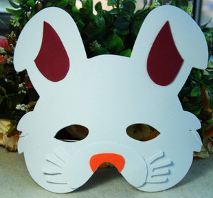 儿童面具 动物头饰派对用品 亲子游戏 晚会演出道具 厂家批发