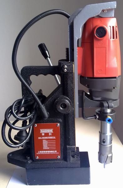 厂家直销华升hs35re无极调速空心钻机磁座钻磁力钻机