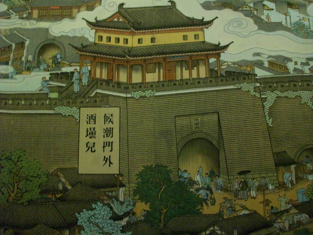 古代,杭州城内的绍兴老酒都由候潮门入城,因此,杭谚有"候潮门外酒坛儿