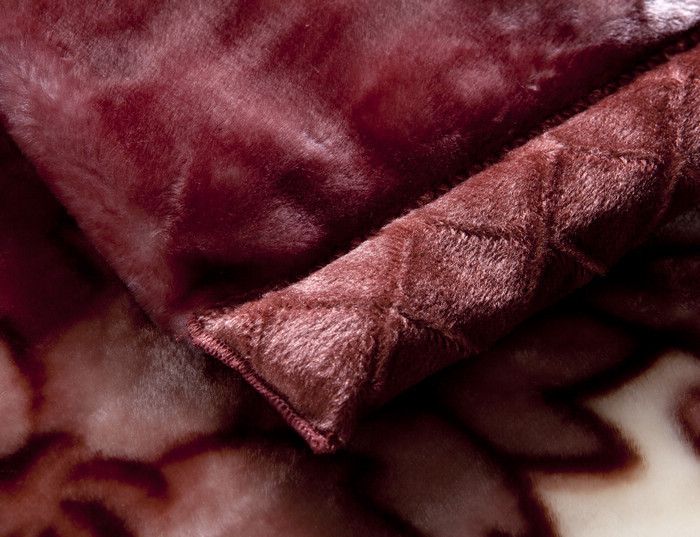 6斤双面双层超柔拉舍尔毛毯厂专业生产批发,厂家直销