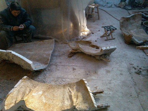 玻璃钢雕塑翻制过程花絮,翻模师傅们辛苦啦!