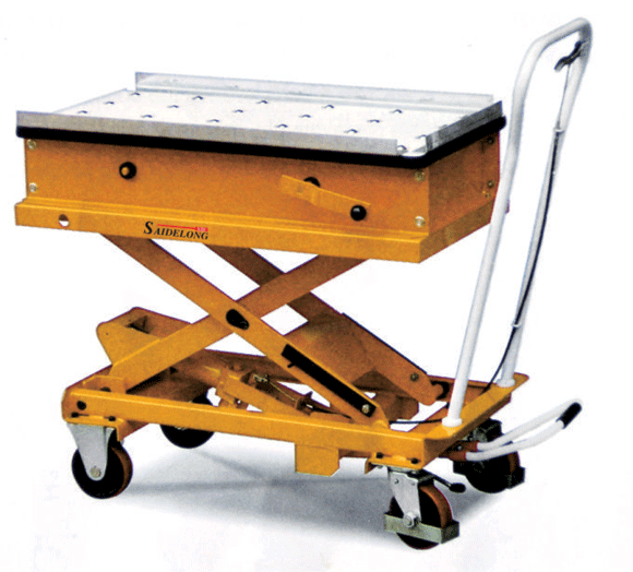 滚珠式台面平台车bt/be系列,手动液压平台车