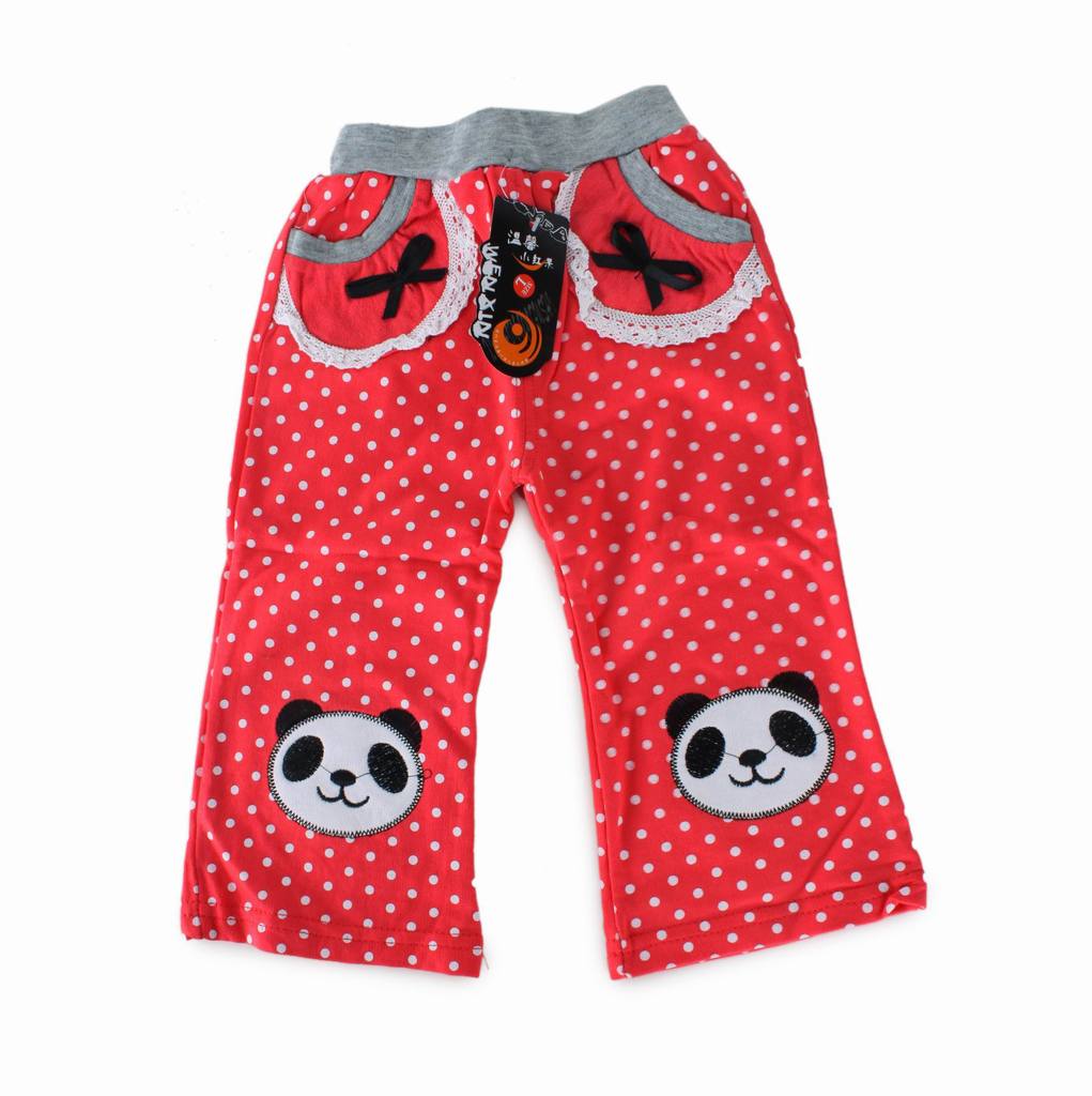 批发童裤 可爱动物绣花宝宝春秋薄款外裤k32(0-3岁)