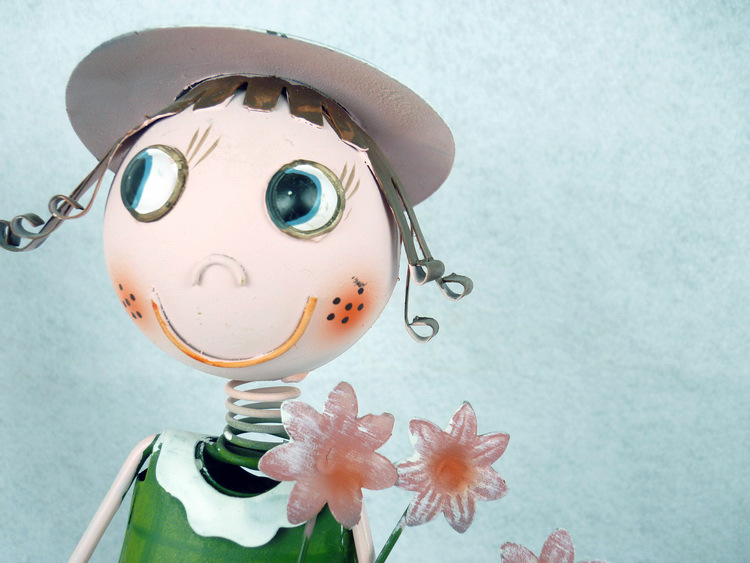 饰品,工艺品,礼品 其他工艺品 金属工艺品 批发供应铁皮娃娃 时尚家居